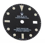 Rolex Oyster Perpetual GMT-Master 1675 dial, Swiss-T<25, 28mm