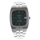 Omega Constellation Chronometer automatic square cased stainless steel gentleman's bracelet watch,