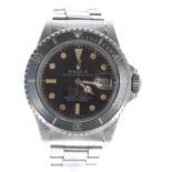 Rolex Oyster Perpetual Date 'Single Red' Submariner stainless steel gentleman's bracelet watch, ref.