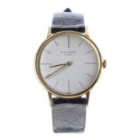 Patek Philippe Genéve 18k gentleman's wristwatch, ref. 2592, circa 1955, no. 7937xx, silvered dial