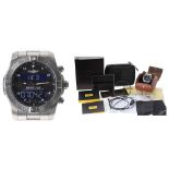 Breitling Exospace B55 Connected chronograph digital/analogue titanium gentleman's bracelet watch,