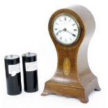 Eureka Clock Co. Ltd of London 1000 day electric clock, the 4.5" cream dial within a balloon