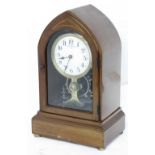 Eureka electric mantel clock, the 4.25" cream dial signed Eureka Clock Co. Ltd, London, inscribed on