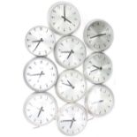 Ten similar Synchronome slave dials (10)