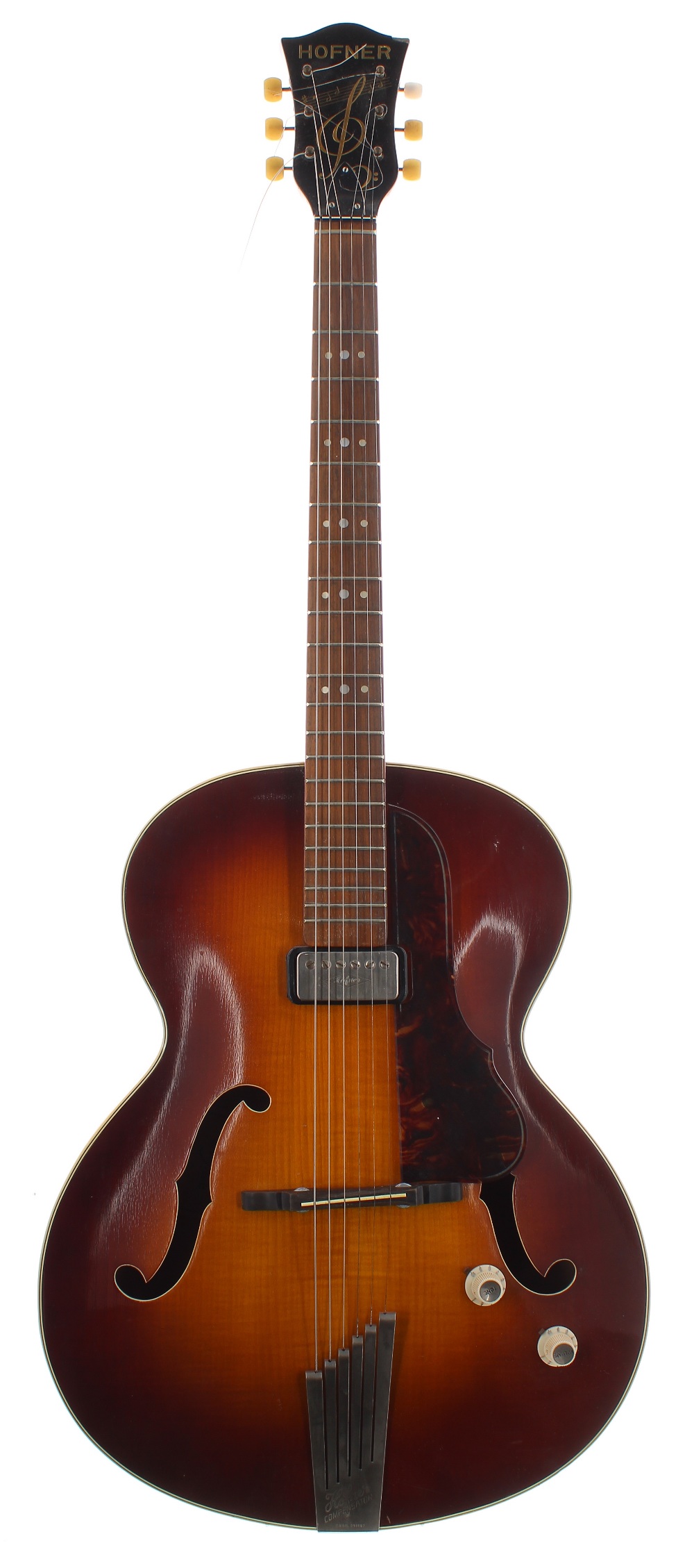 1963 Hofner Senator hollow body electric guitar, made in Germany, ser. no. 1xxx9; Finish: