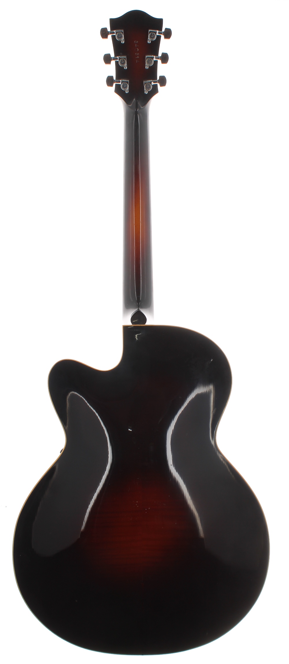 1984 Andy Manson Dove archtop guitar, made in Crowbrough, Sussex, England; Finish: sunburst, small - Image 2 of 11