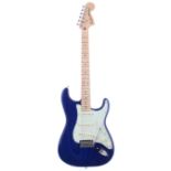 2018 Fender Deluxe Stratocaster electric guitar, made in Mexico, ser. no. MX18xxxxx2; Finish: