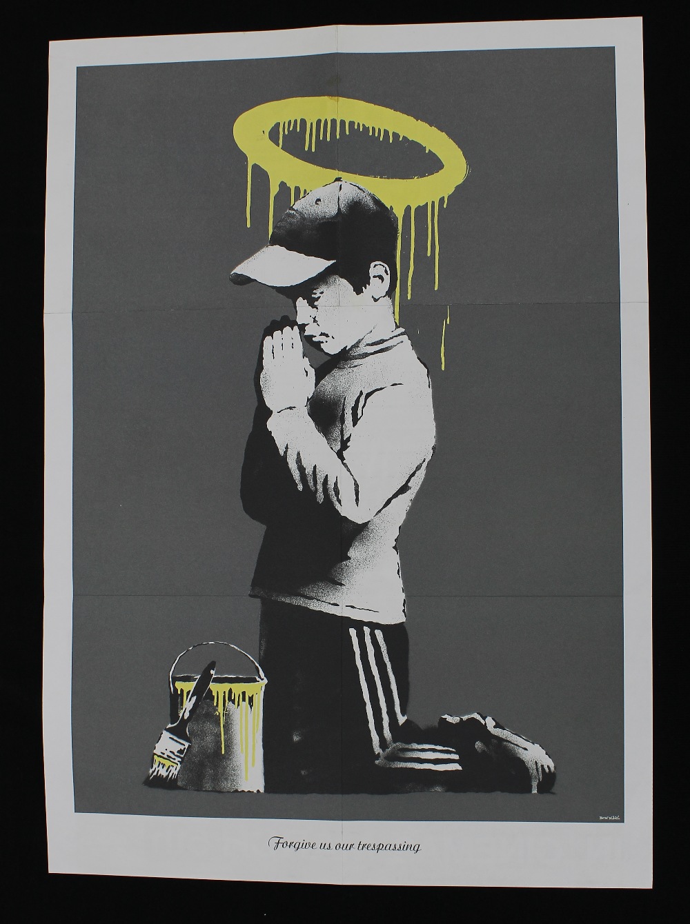 Banksy (British b. 1974) - 'Forgive Us Our Trespassing, 2010', offset coloured lithograph, a two-