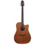 Takamine EF300PS electro-acoustic guitar, made in Japan, ser. no. 09xxxxx8; Back and sides: