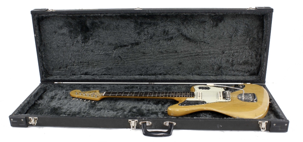 1963 Fender Jaguar electric guitar, made in USA, ser. no. 9xxx2; Finish: natural, stripped and - Image 3 of 3