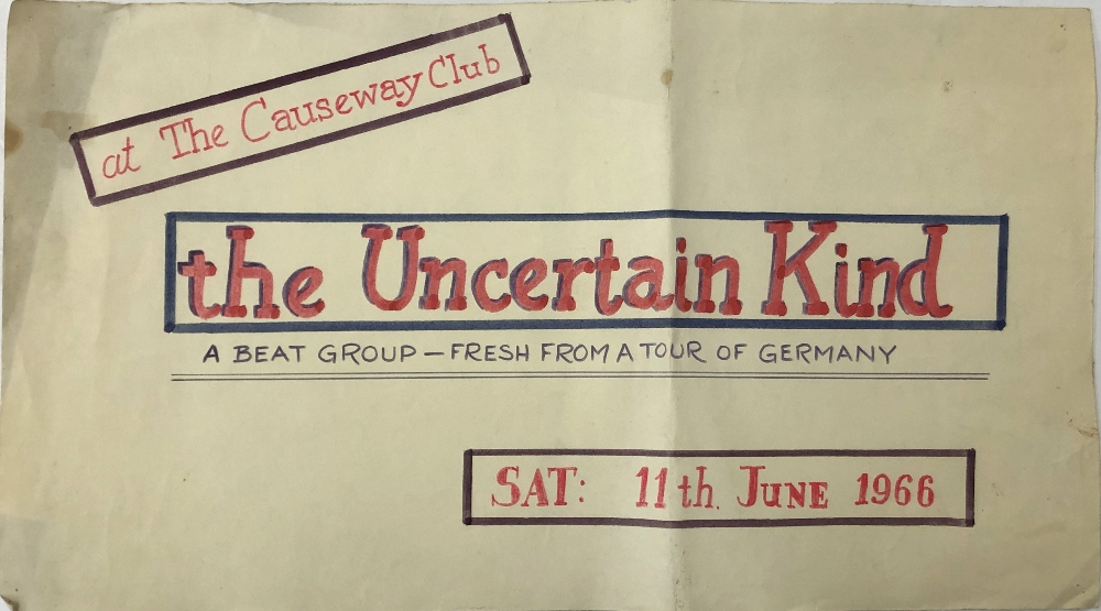 The Uncertain Kind - eight original concert posters featuring The Uncertain Kind at various Welsh - Image 6 of 8