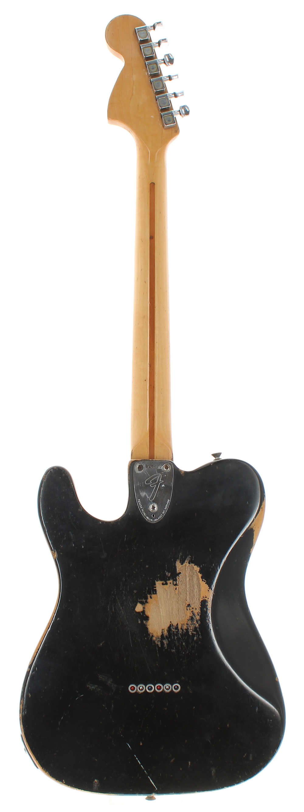Fender Telecaster Deluxe electric guitar, made in USA, circa 1973, ser. no. 5xxxx4; Finish: black, - Image 2 of 2