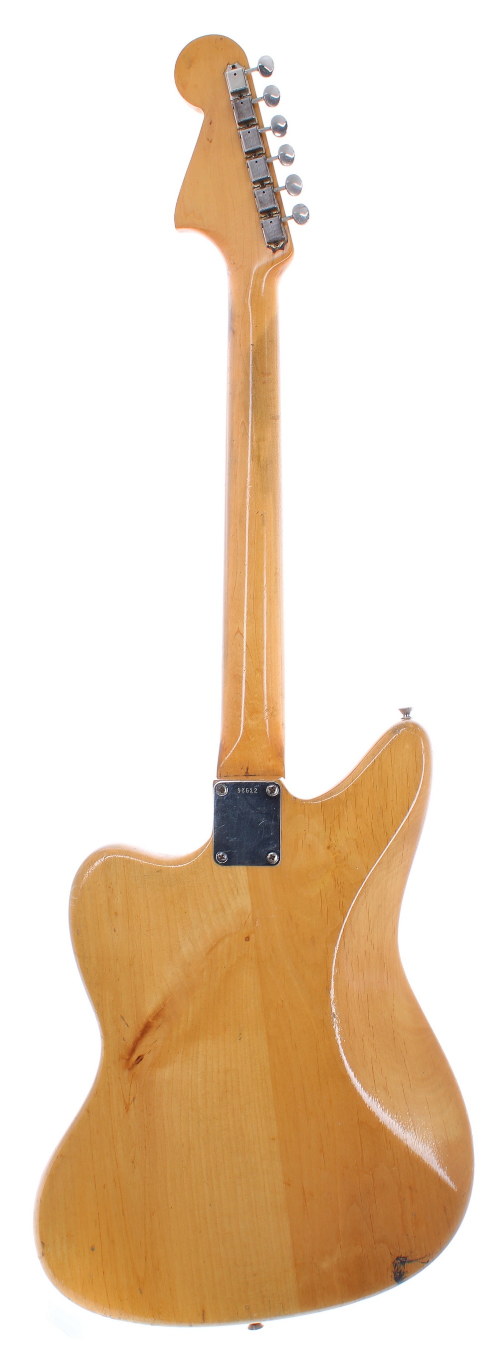 1963 Fender Jaguar electric guitar, made in USA, ser. no. 9xxx2; Finish: natural, stripped and - Image 2 of 3