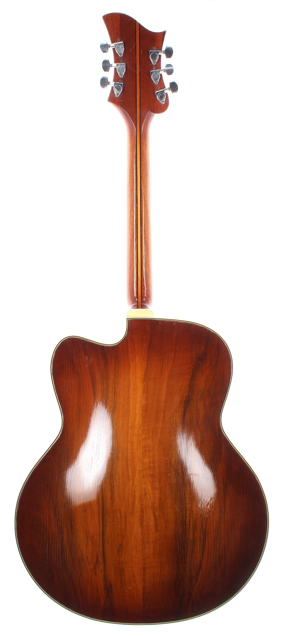 1956 Levin Model 2 Solist archtop guitar; Back and sides: walnut, lacquer checking and other minor - Image 2 of 3