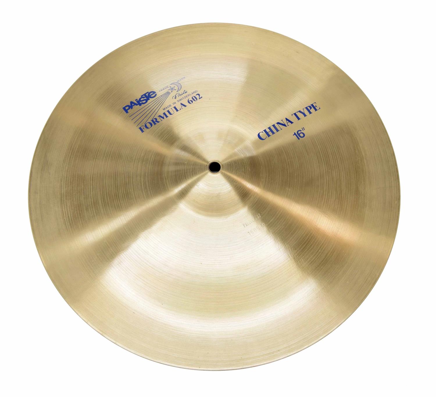 Paul Chalklin - Paiste Formula 602 16" China Type cymbal *Hand selected by Paul Chalklin at the