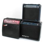 IMG Stage Line GA-1240R guitar amplifier; together with a Leem KN-1210N multi-purpose amplifier