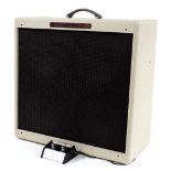 1995 Fender Blues-DeVille guitar amplifier, made in USA, ser. no. T-071540, with foot switch and