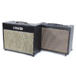 Line 6 Flextone II guitar amplifier; together with a Line 6 Flextone III guitar amplifier in need of