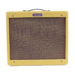 Fender Blues-Junior guitar amplifier, made in Mexico, ser. no. B-755670, dust cover