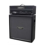 Hiwatt G200RHD guitar amplifier head; together with an M412 4 x 12 speaker cabinet