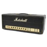 Marshall JMP Major Plexi front 200 watt guitar amplifier head, made in England, circa 1969, ser. no.