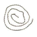 15ct link necklet, 5.5gm (clasp at fault)