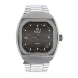 Zenith Defy automatic stainless steel gentleman's bracelet watch, ref. 01-1370-380, signed octagonal