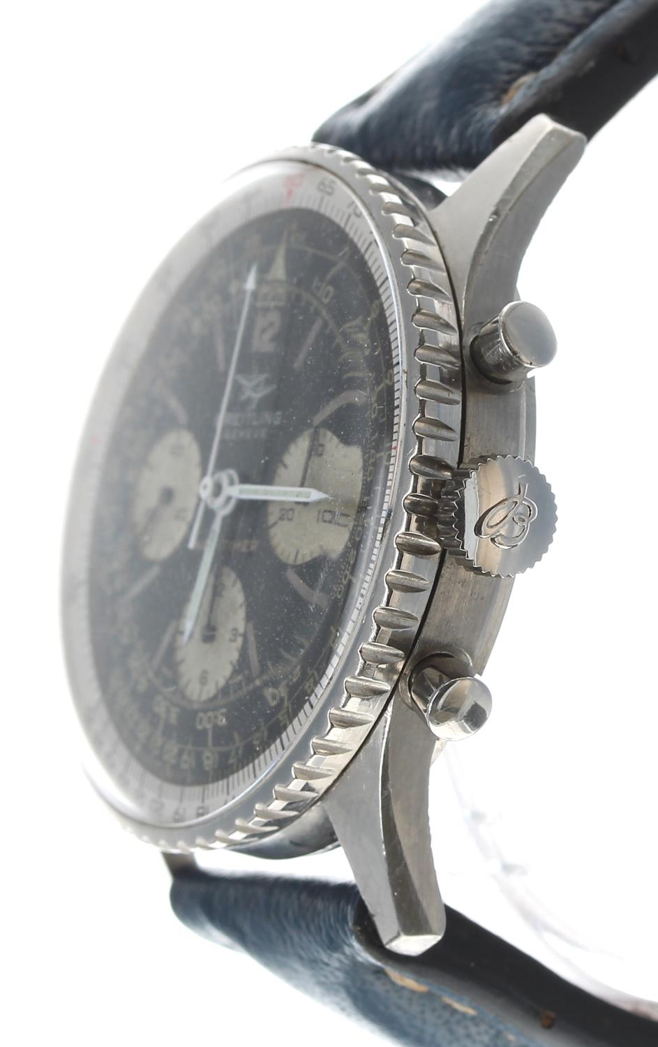 Breitling Navitimer chronograph stainless steel gentleman's wristwatch, ref. 806, circa 1966, serial - Image 3 of 7