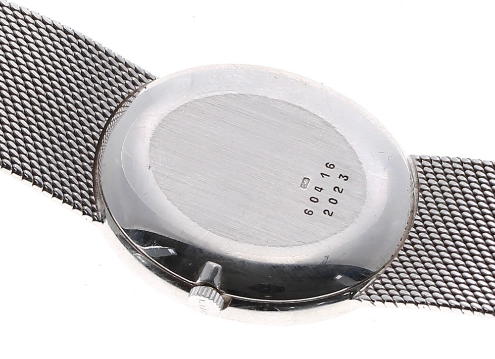 Chopard, Genéve 18ct white gold unisex dress bracelet watch, ref. 2023, circa 1980s, serial no. - Image 2 of 4