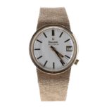 Bulova Accutron 9ct gentleman's bracelet watch, ref. 888-3, import hallmark for London 1973,