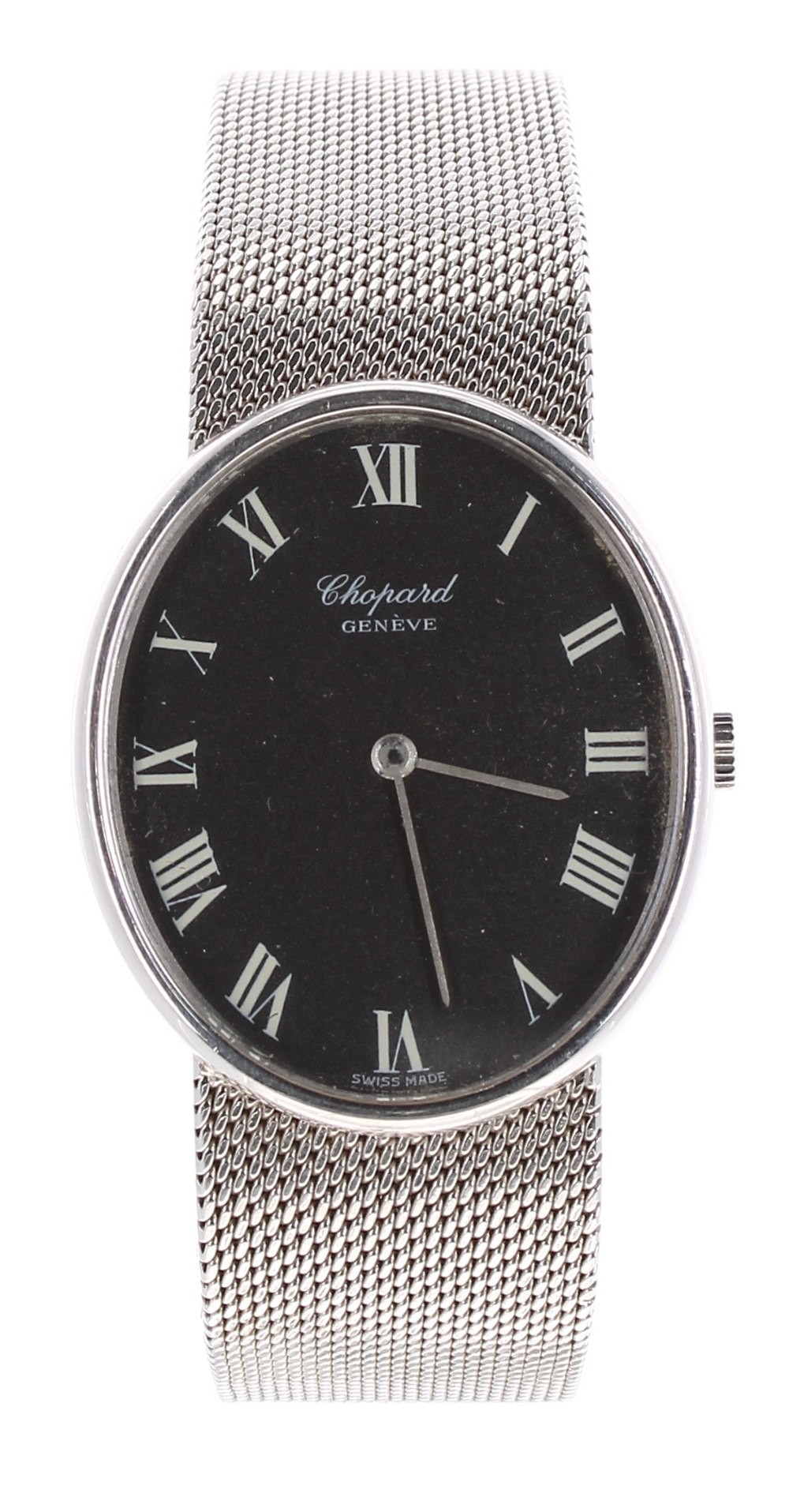 Chopard, Genéve 18ct white gold unisex dress bracelet watch, ref. 2023, circa 1980s, serial no.