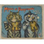 Music in Pussytown, Louis Wain, verse by Norman Gale, from Father Tuck's Wonderland Series,