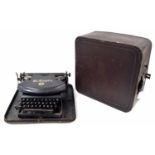 Vintage metal cased 'The Empire' typewriter