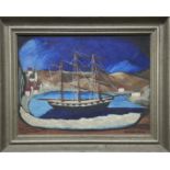 Christopher Williams (20th century) - 'A Ship In A Bottle', signed also inscribed verso the