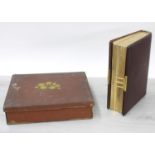 Victorian photograph album published by T.J.S. S & D - with themed plates for the designs of