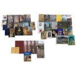 Three boxes of assorted art reference books; together with selected other books including Dante -