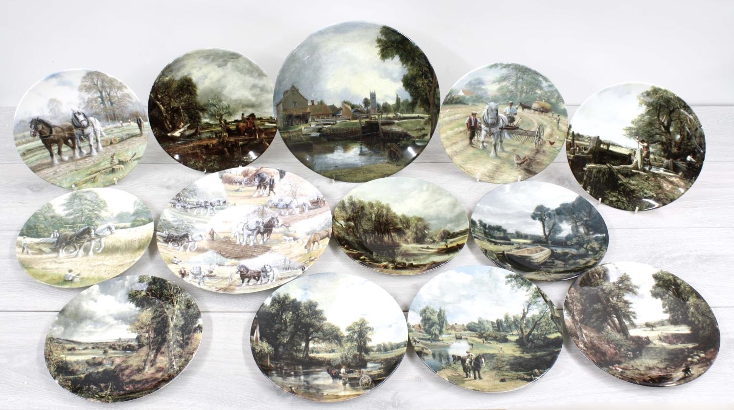 Collection of Royal Doulton Bradford Exchange Collectors Plates, boxed with certificates (13)