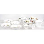 Selection of Royal Worcester oven to table ware, including casserole dishes, flan dishes various