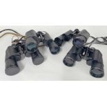 Four pairs of cased binoculars including Tasco, Hanimex and two USSR examples (4)