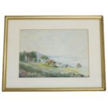 A* M* Lloyd (19th century) - 'Southlease, Lewes, Sussex', signed and indistinctly dated,