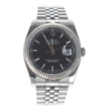 Rolex Oyster Perpetual Datejust stainless steel gentleman's bracelet watch, ref. 116234, circa