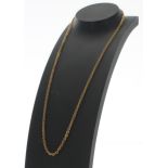 18k yellow gold necklace, 9.9gm, 19" long (7247-2-A)