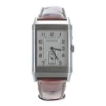 Jaeger -LeCoultre Reverso Duoface stainless steel gentleman's wristwatch, ref 270.8.54, no. 1987208,