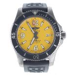 Breitling Superocean II chronometer automatic stainless steel gentleman's wristwatch, ref. A17367,