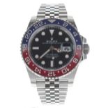 Rolex Oyster Perpetual Date GMT-Master II 'Pepsi' stainless steel gentleman's bracelet watch, ref.