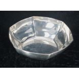 Tiffany Sterling silver hexagonal bowl, stamped Tiffany & Co. 18165 makers 2727, 925-1000 to the