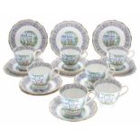 Royal Albert 'Silver Birch' pattern part tea service