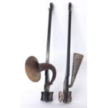 Two one string Stroviols, one with a Howson horn (2)
