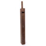 Antique large wooden church organ pipe, 44.5" high