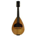 Good Neapolitan mandolin by and labelled George La Foley, Maker of the Mandoline & Guitar, London...